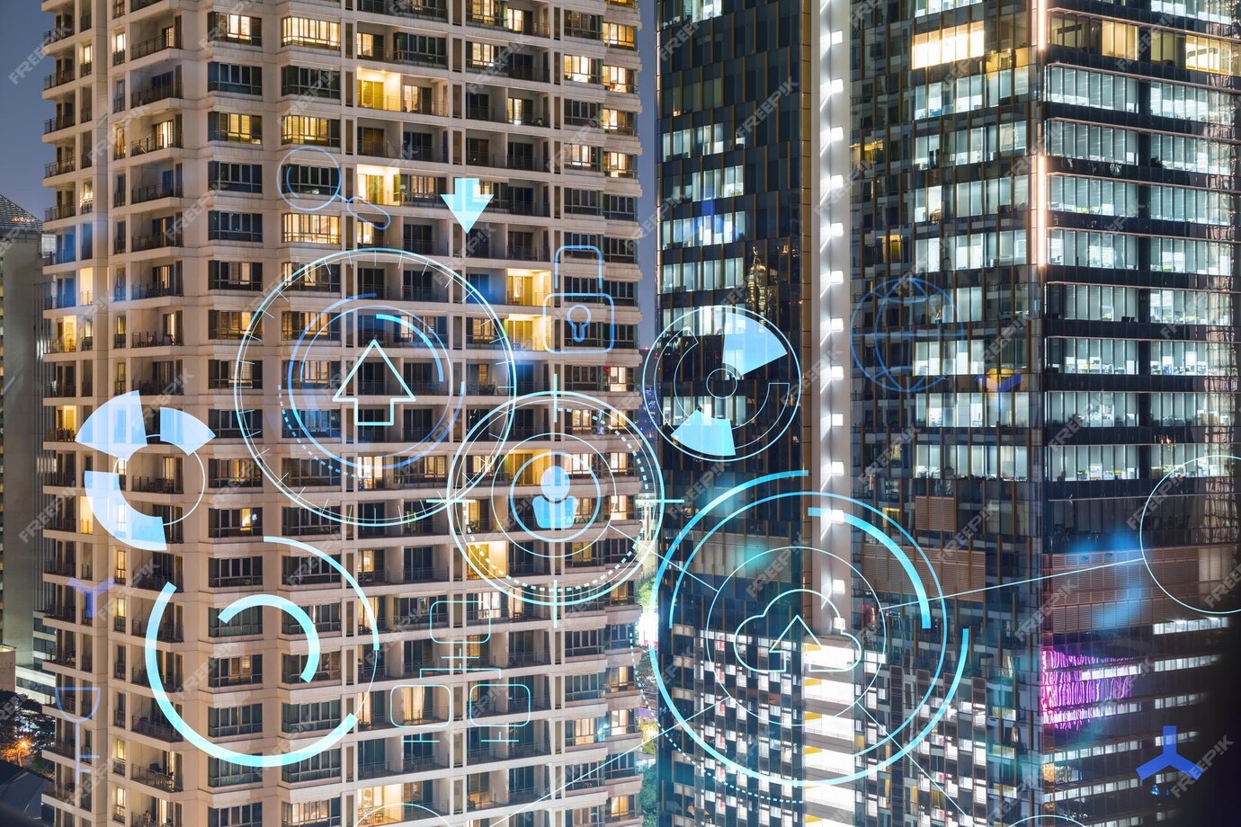 information-flow-hologram-night-panorama-city-view-bangkok-largest-technological-center-southeast-asia-concept-programmin werken bij